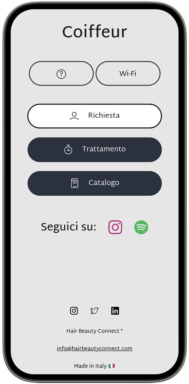 HBC app UI