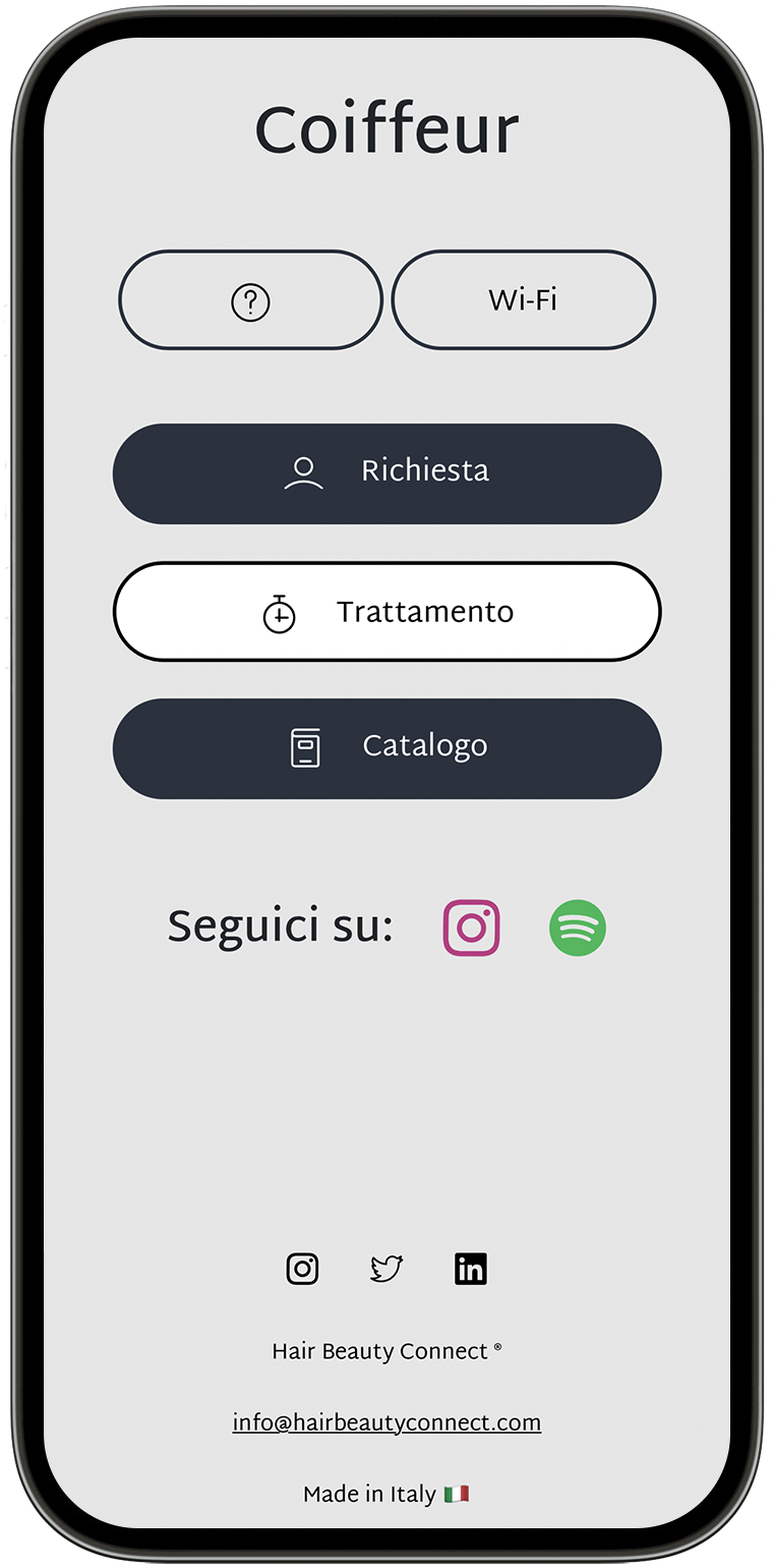 HBC app UI