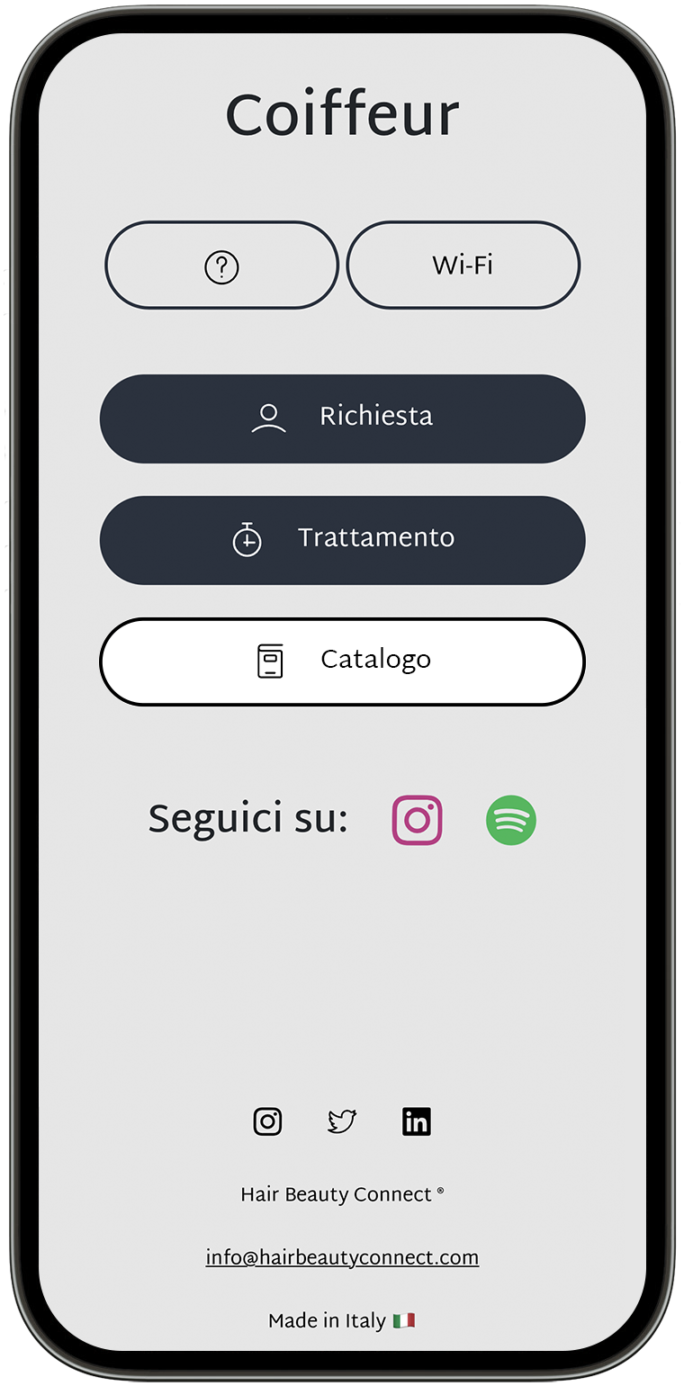 HBC app UI